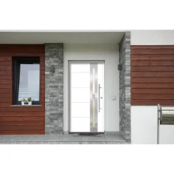 SplenDoor  Premium-Haustür Passivedoor Eksjo RC2 energiesparend einbruchsicher weiss 110 x 210 cm rechts