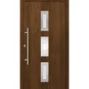 SplenDoor  Premium-Haustür Passivedoor Aalborg energiesparend nussbaum 100 x 210 cm links