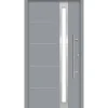 SplenDoor  Premium-Haustür Passivedoor Umea energiesparend grau 100 x 210 cm rechts