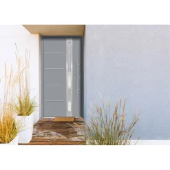 SplenDoor  Premium-Haustür Passivedoor Umea energiesparend grau 100 x 210 cm rechts