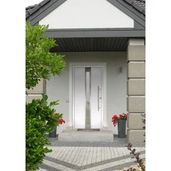 SplenDoor  Premium-Haustür Passivedoor Stockholm RC2 energiesparend einbruchsicher weiss 100 x 200 cm rechts