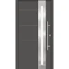 SplenDoor  Premium-Haustür Passivedoor Eksjo energiesparend anthrazit 110 x 210 cm rechts