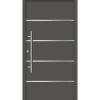 SplenDoor  Premium-Haustür Passivedoor Visby RC2 energiesparend einbruchsicher anthrazit 100 x 210 cm links