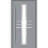 SplenDoor  Premium-Haustür Passivedoor Lund RC2 energiesparend einbruchsicher grau 110 x 210 cm links