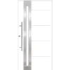 SplenDoor  Premium-Haustür Passivedoor Eksjo RC2 energiesparend einbruchsicher weiss 100 x 200 cm links