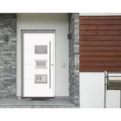 SplenDoor  Premium-Haustür Passivedoor Bergen energiesparend weiss 100 x 200 cm rechts
