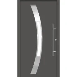 SplenDoor  Premium-Haustür Passivedoor Goeteborg energiesparend anthrazit 100 x 210 cm rechts
