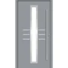 SplenDoor  Premium-Haustür Passivedoor Lund RC2 energiesparend einbruchsicher grau 100 x 210 cm rechts