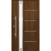 SplenDoor  Premium-Haustür Passivedoor Umea energiesparend nussbaum 100 x 210 cm links