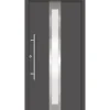 SplenDoor  Premium-Haustür Passivedoor Stockholm RC2 energiesparend einbruchsicher anthrazit 100 x 210 cm links