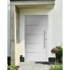 SplenDoor  Premium-Haustür Passivedoor Visby RC2 energiesparend einbruchsicher weiss 100 x 210 cm rechts