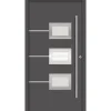 SplenDoor  Premium-Haustür Passivedoor Bergen RC2 energiesparend einbruchsicher anthrazit 110 x 210 cm rechts