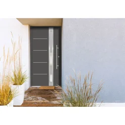 SplenDoor  Premium-Haustür Passivedoor Umea energiesparend anthrazit 110 x 210 cm rechts