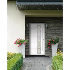 SplenDoor  Premium-Haustür Passivedoor Uppsala RC2 energiesparend einbruchsicher weiss 100 x 210 cm rechts