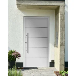 SplenDoor  Premium-Haustür Passivedoor Visby energiesparend weiss 110 x 210 cm links