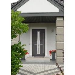 SplenDoor  Premium-Haustür Passivedoor Lund RC2 energiesparend einbruchsicher anthrazit 110 x 210 cm rechts