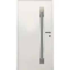SplenDoor  Sicherheits-Nebeneingangstuer NS4 RC2 98x198 Weiss rechts