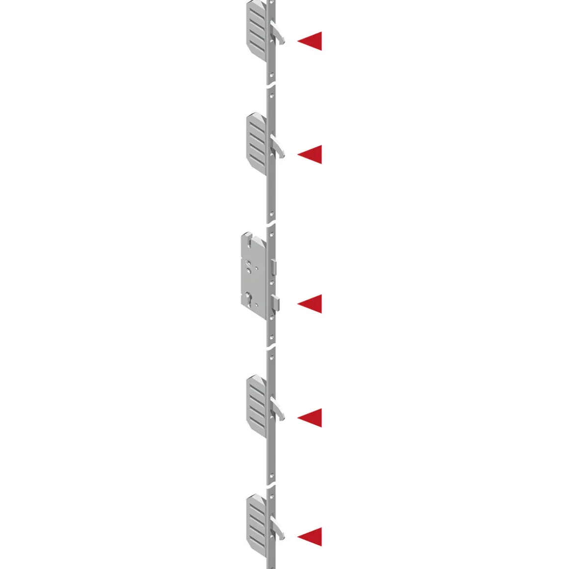 SplenDoor Sicherheits-Nebeneingangstuer NS3 RC2 98x198 Weiss rechts