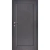 SplenDoor  Sicherheits-Nebeneingangstuer NS3 RC2 98x198 Anthrazit links