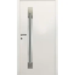 SplenDoor  Sicherheits-Nebeneingangstuer NS4 RC2 98x198 Weiss links