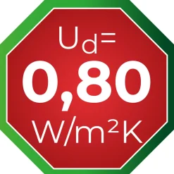SplenDoor  Sicherheits-Nebeneingangstuer NS4 RC2 auf Maß, Anthrazit, Links