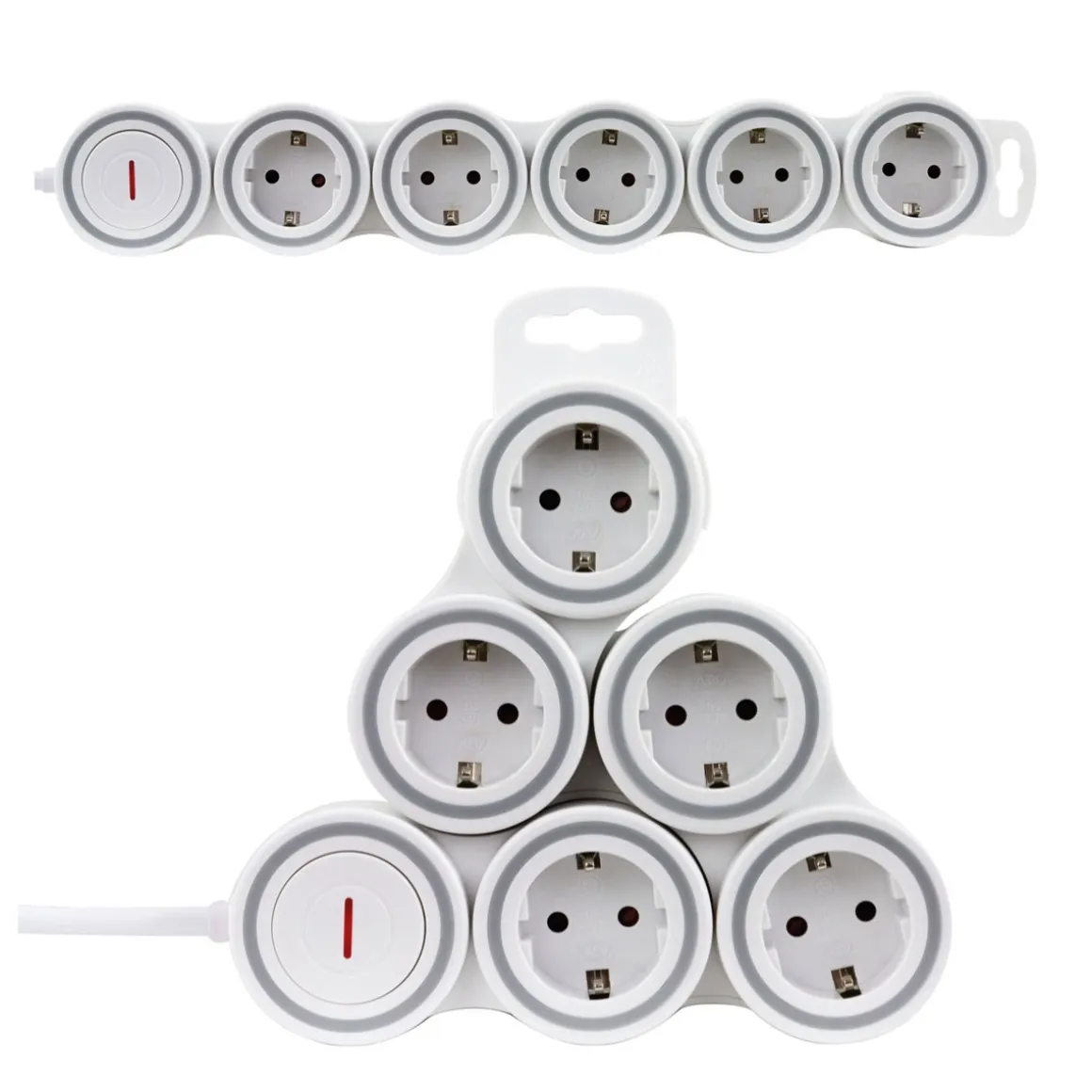 Steckdosenleiste Supraflex 5-fach weiß