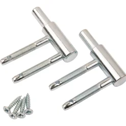 Suki Einbohrband-Unterteil Stahl 15 mm 2 Stifte 2 Stück