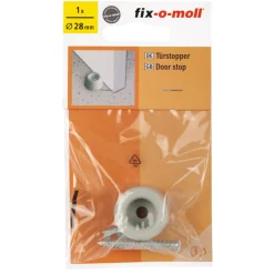 Suki Türstopper mit Schraube 2,5 cm hellgrau