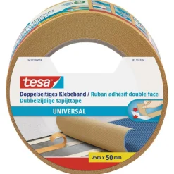 Tesa Doppelseitiges Klebeband universal 25 m x 50 mm