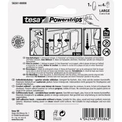 Tesa Haken Powerstrips LargeOval