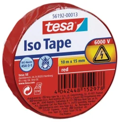Tesa Isolierband rot 10 m x 15 mm