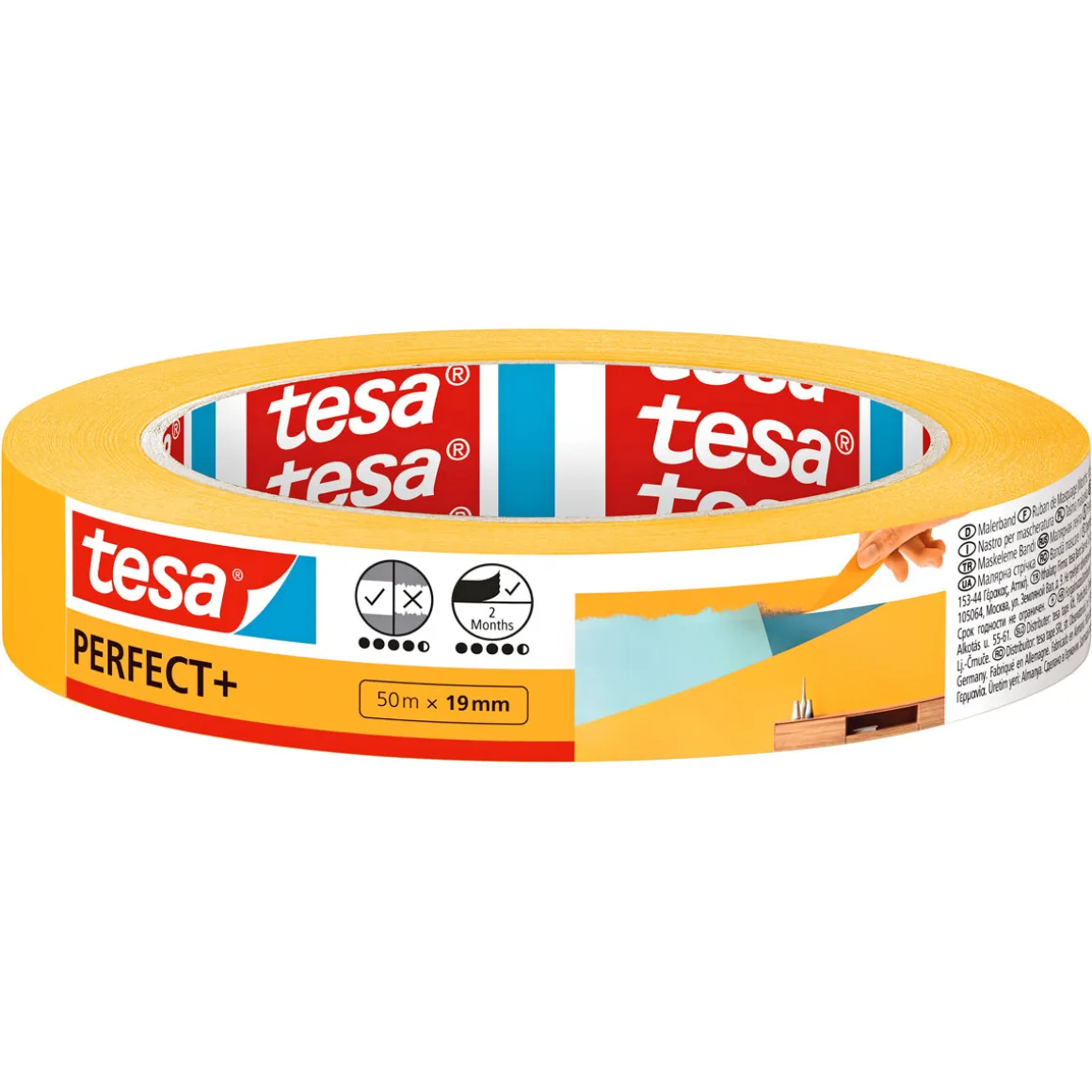 Tesa Malerband Perfect+ 50m x 19 mm