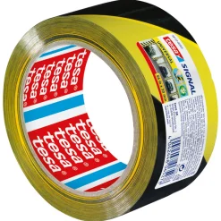 Tesa  Signalband Markierungsklebeband Universal gelb-schwarz 66m x 50mm