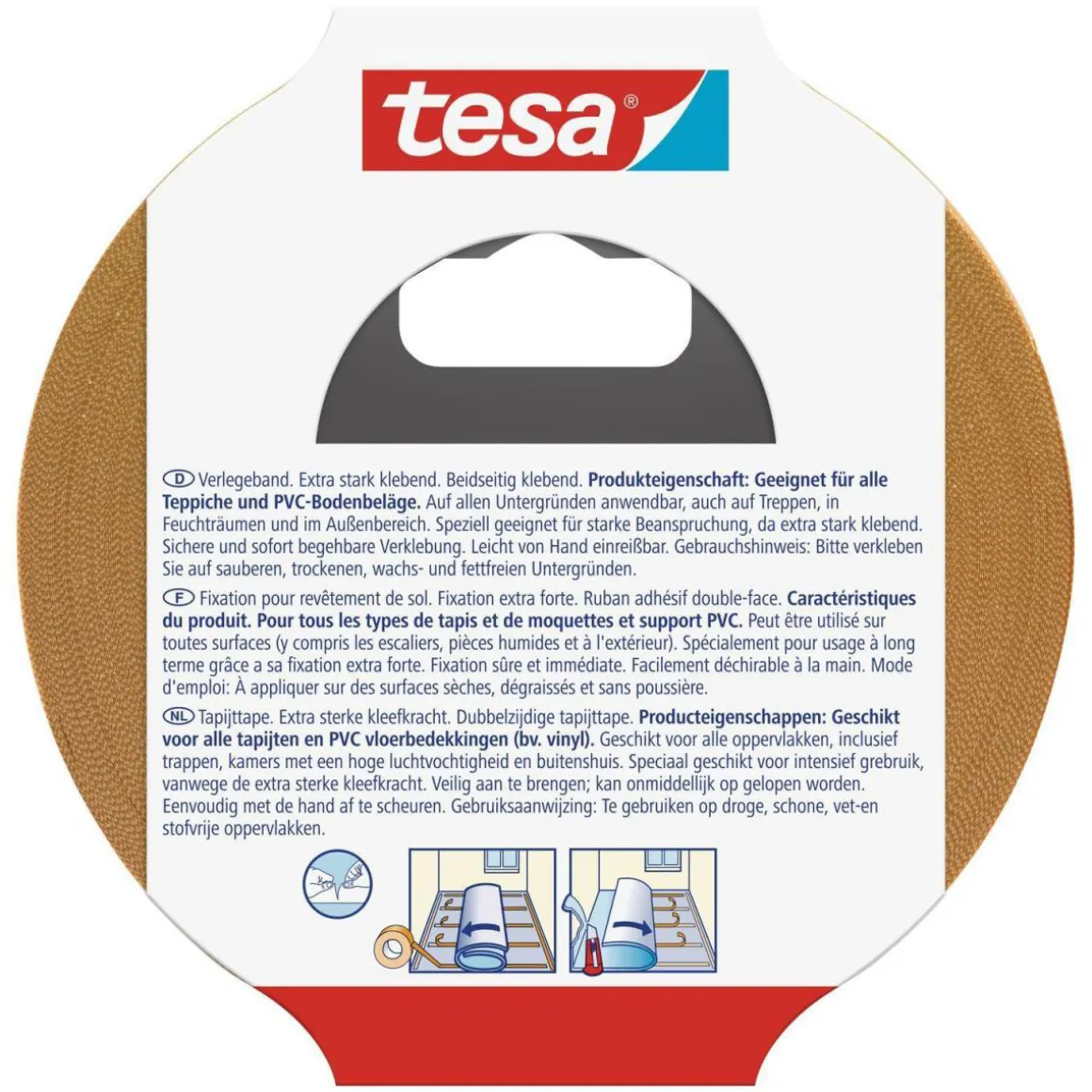 Tesa Verlegeband extra stark klebend 25 m