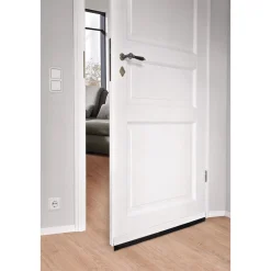 Türdichtung Standard braun mit Bürste selbstklebend 1m