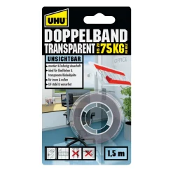 UHU  Doppelband transparent 1,5 m