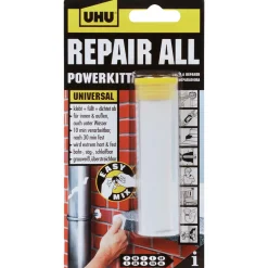 UHU Zwei-Komponenten-Klebstoff repair all powerkitt 60 g