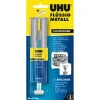 UHU  Zwei-Komponenten-Klebstoff Flüssig Metall 28 g