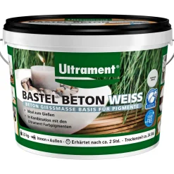 Ultrament Bastelbeton weiß 3,5 kg
