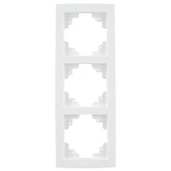 Unitec Abdeckrahmen 3-fach ultraweiß Imola