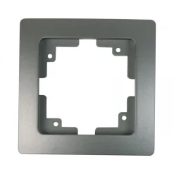 Unitec Abdeckrahmen Monaco 1-fach platin