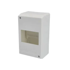 Unitec AP-Kleinverteiler 1x4 Module weiß IP 40