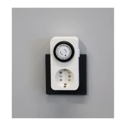 Unitec Tageszeitschaltuhr Greenline analog combini innen ws