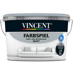 Vincent Farbspiel Weiß matt 2,5 L