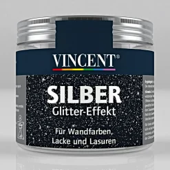 Vincent Glitter-Zusatz für Wandfarben silber 34 g