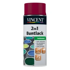 Vincent 2in1 Buntsprühlack bordeaux seidenmatt 400 ml