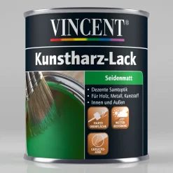 Vincent Kunstharz Buntlack RAL 7016 anthrazitgrau seidenmatt 125 ml