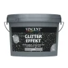 Vincent Lasur Glitter Effekt Silber