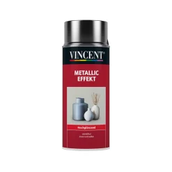Vincent Metallic Effekt Spray Silber hochglänzend 0,4 L