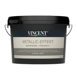 Vincent Metallic-Effekt Wandfarbe perlmutt 1 L